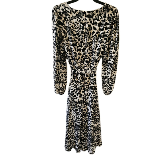 Dillard's Vince Camuto Midlength Dress Size Large Cheetah Worn Once Perfect Cond - Picture 2 of 6